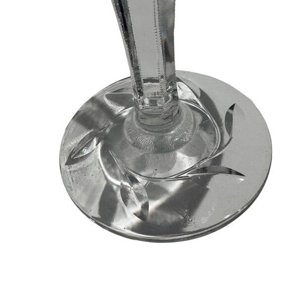 American Brilliant Period Cut Glass Compote Clear - Picture 6 of 10